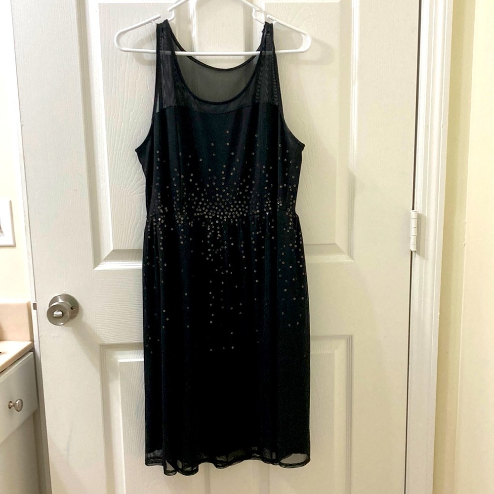 Lane Bryant black cocktail dress size 14